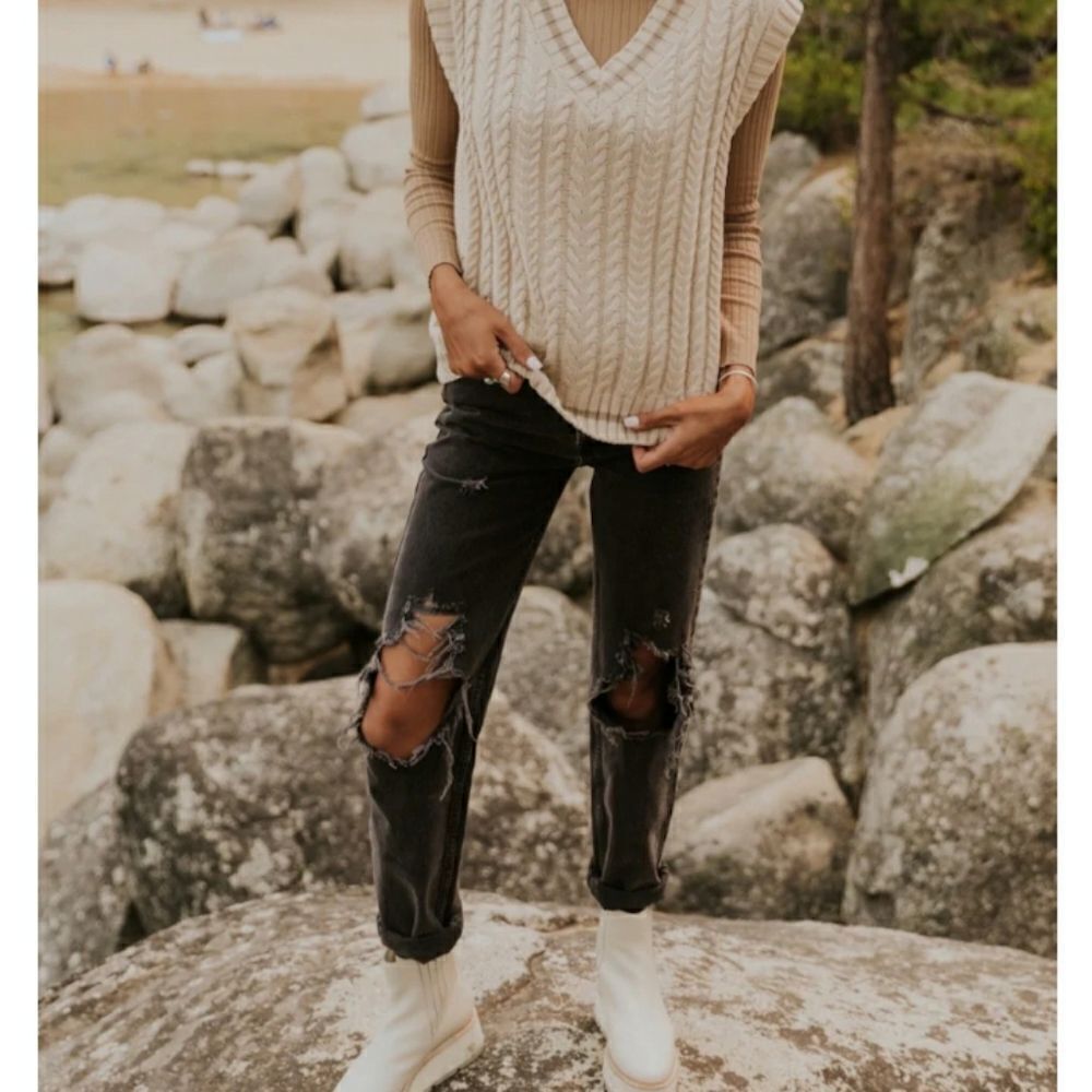 NWT FREE PEOPLE high rise lasso jeans